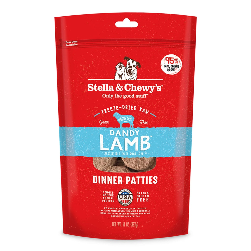 Stella & Chewy's 狗凍乾生肉主糧 Lamb Dinner羊羊得意(羊肉配方)14oz