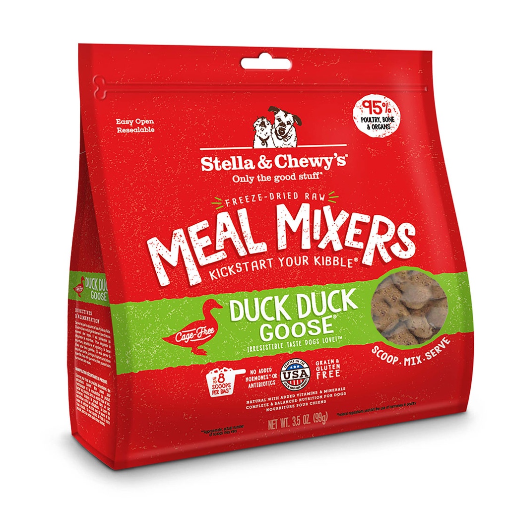 Stella & Chewy's 狗乾糧伴侶 Duck & Goose Mixers 鴨朋鵝友 (鴨肉及鵝肉配方)3.5oz