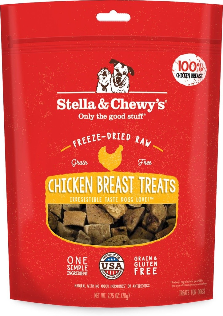 Stella & Chewy's 凍乾生內臟小食 雞胸 2.75oz 
