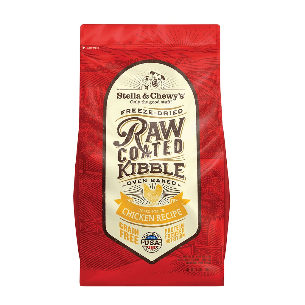 Stella & Chewy's 低溫烘焙狗乾糧 (放養雞配方)  22lbs 