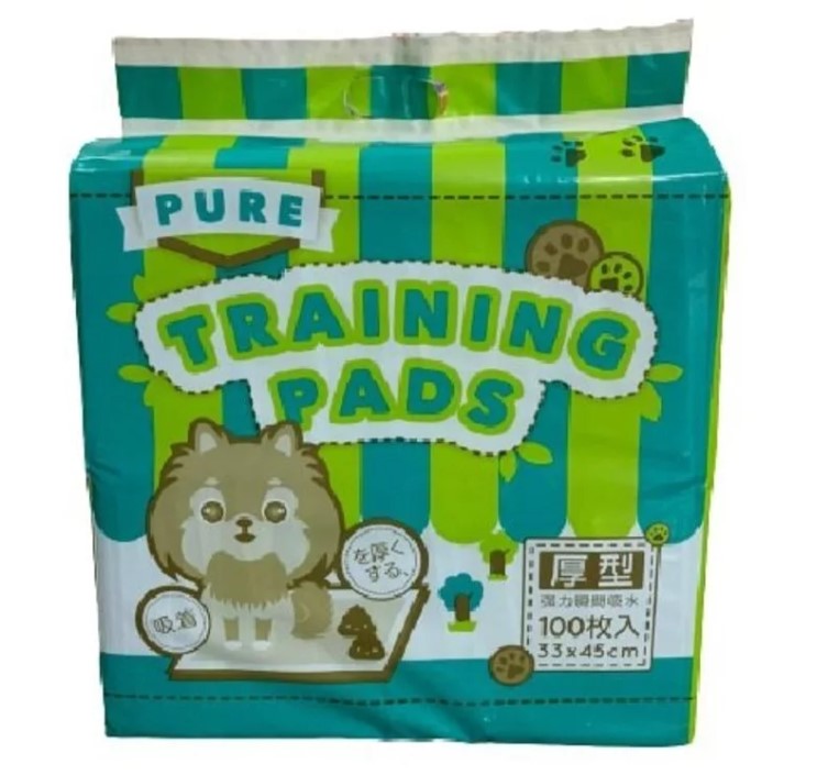 Pure原味寵物尿墊100片1.5呎(33x45cm)