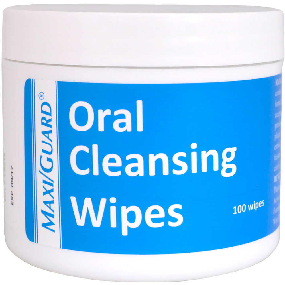 Maxi Guard Oral Cleansing Wipes 100 Pcs