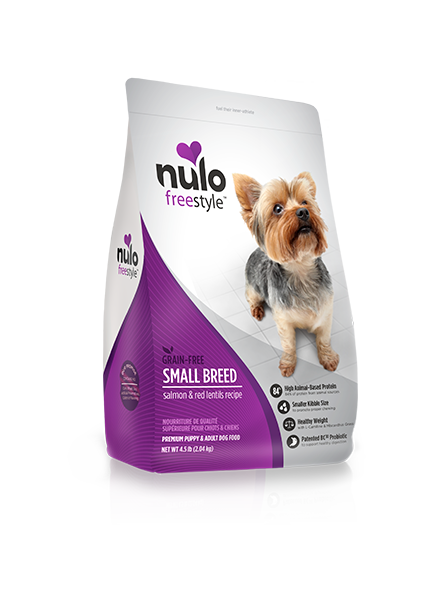 Nulo FreeStyle Grain-Free Salmon & Red lentils Dry Small Breed Dog Food 4.5lbs