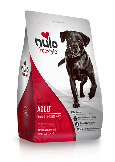 Nulo FreeStyle High-Protein Kibble Lamb & Chickpeas Recipe Adult Dry Dog Food 4.5lbs