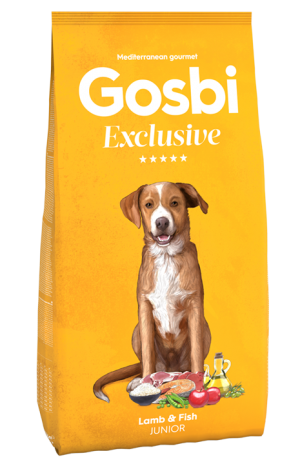 Gosbi Exclusvice Junior Dog Labm & Fish Reipce 12kg
