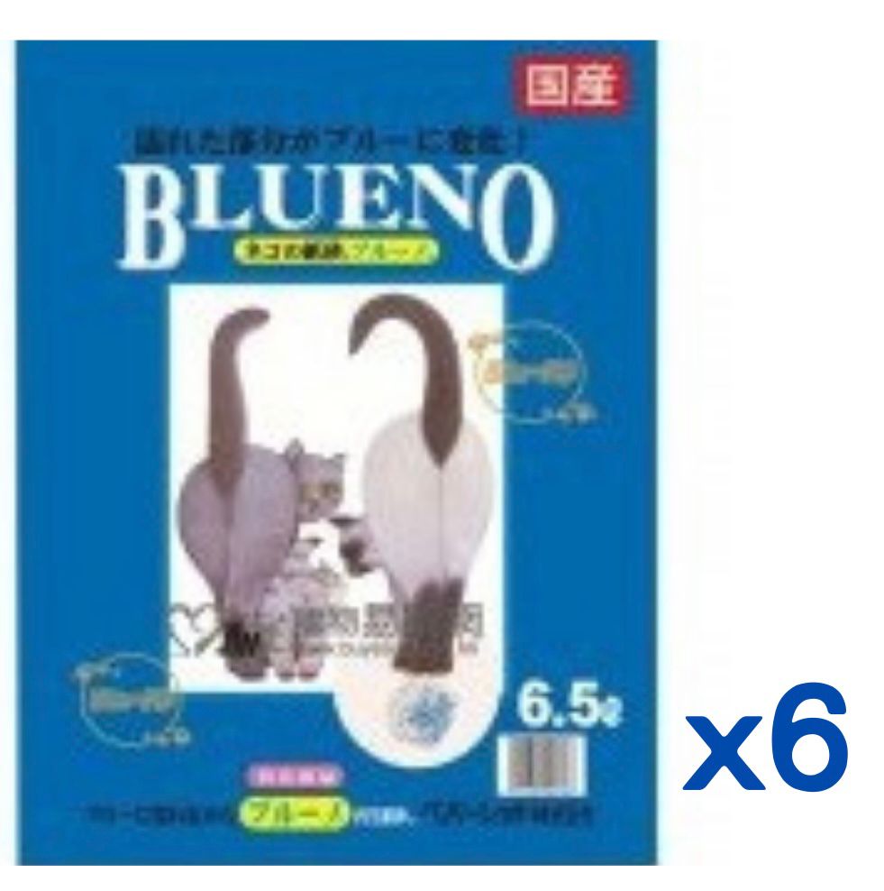 (原箱優惠) Blueno日本變藍紙貓砂 6.5L x 6