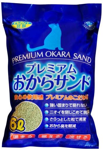 Percy Premuim Okara Sand (Green Tea) 6L