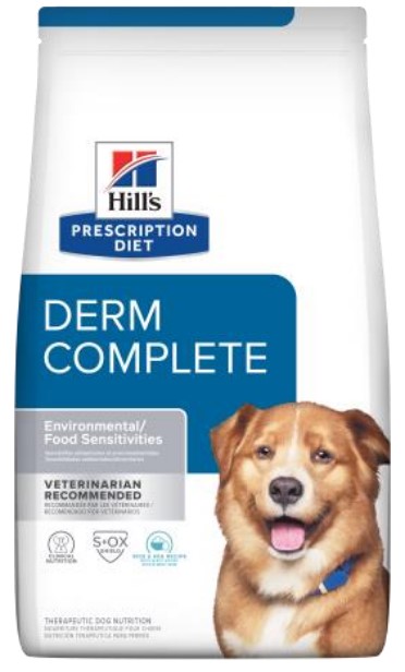 Hill's 希爾思 Derm Complete 環境或食物過敏感配方 處方糧 狗糧 14.3lbs