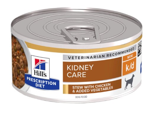 Hill's Prescription Diet k/d Kidney Care (Chicken & Vegetable Stew) Canned Dog Food 5.5oz x 24