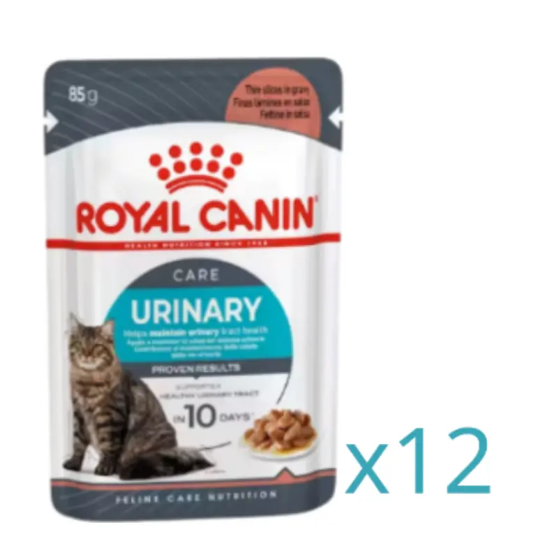 Royal Canin Urinary Care Adult Cat Pouch (Gravy) Cat Wet Food 85gx12