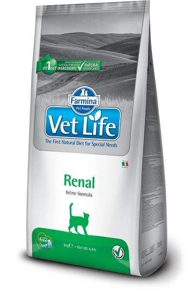 Vet Life Prescription Diet RENAL Dry Cat Food 2kg