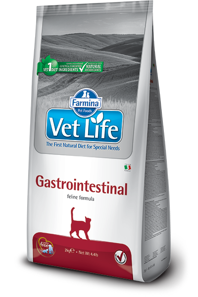 Vet Life Prescription Diet GASTROINTESTINAL Dry Cat Food 2kg