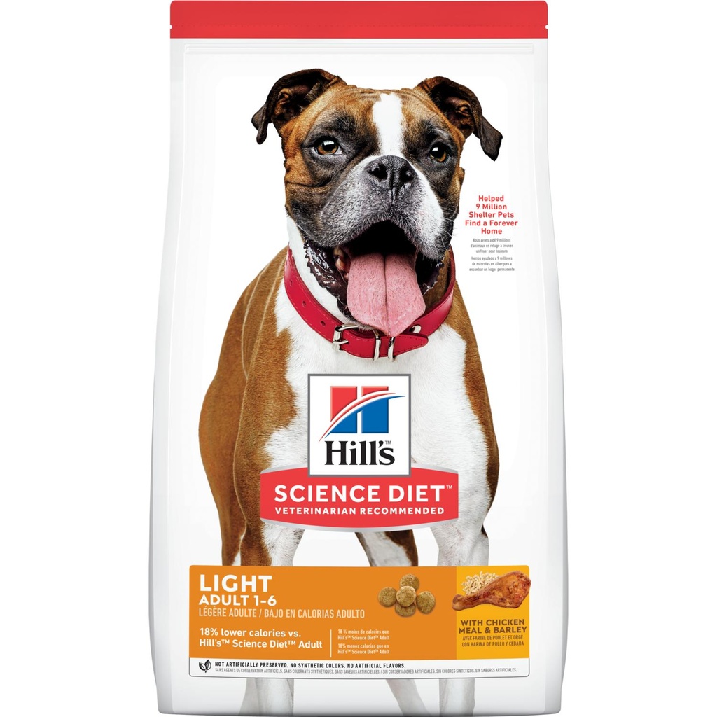 Hill's Dog Adult Light (Original Bites) 成犬減肥配方(標準粒) 15kg