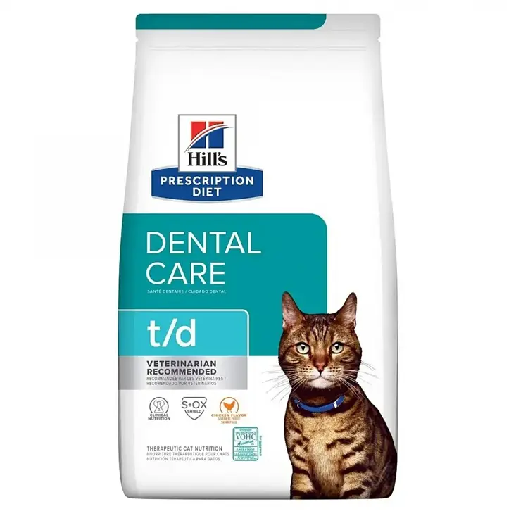 Hill's t/d 貓用 口腔健康配方處方 貓乾糧 貓糧 1.5kg