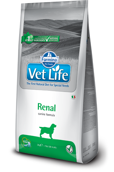 Vet Life Prescription Diet Renal Dry Dog Food 2kg