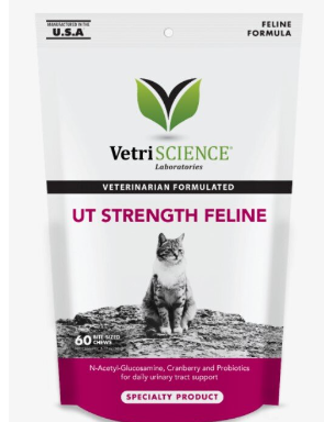 (Twins Set) Vetri Science Feline Renal Essentials (Kidney Supplement) 120 Bite Sized Chews