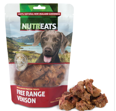 Nutreats Free Range Venison Treats 紐西蘭低溫凍乾鹿肉 天然狗狗小食 50g  紐西蘭製造 
