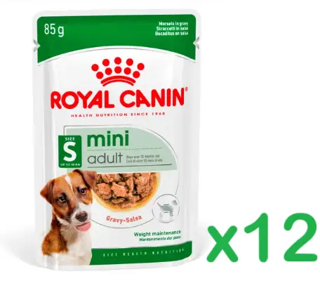 Royal Canin Dog Mini Adult (Gravy)小型成犬肉營養主食湯包 85g*12包