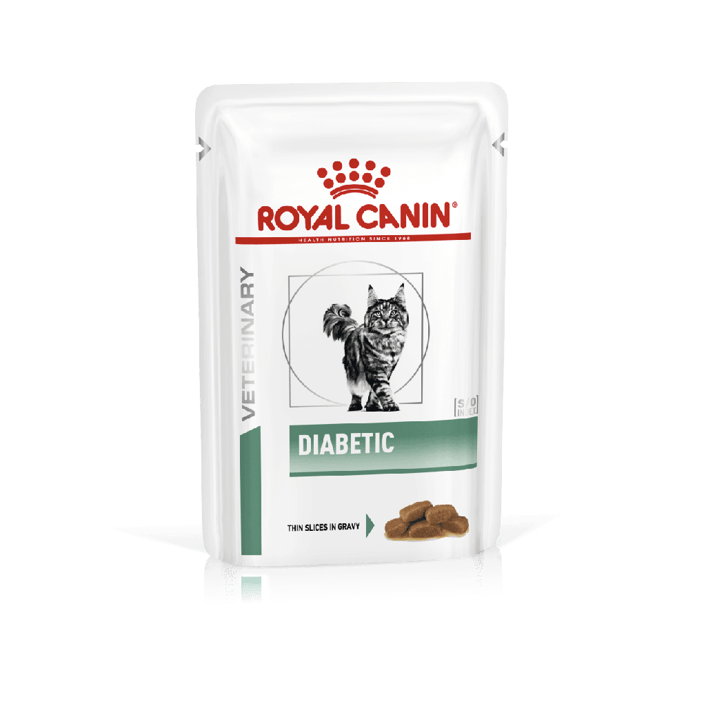 Royal Canin Prescription Diet DIABETIC Pouch (in Gravy) Cat Food 85g *12