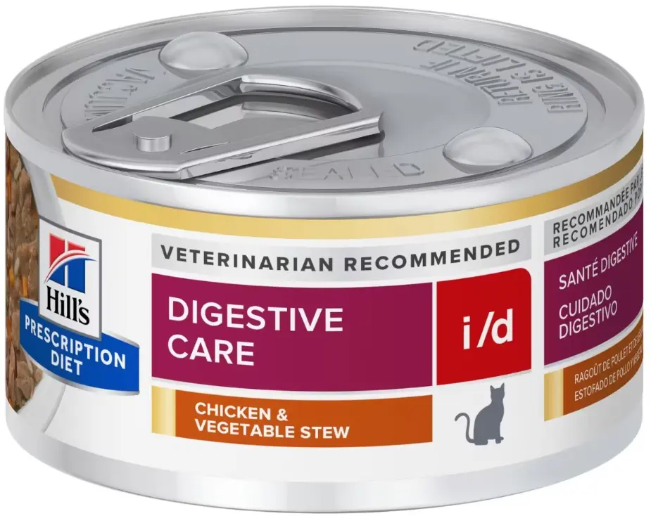 Hill's Prescription Diet i/d Digestive Care Chicken & Vegetable Stew Cat Canned 2.9oz*24