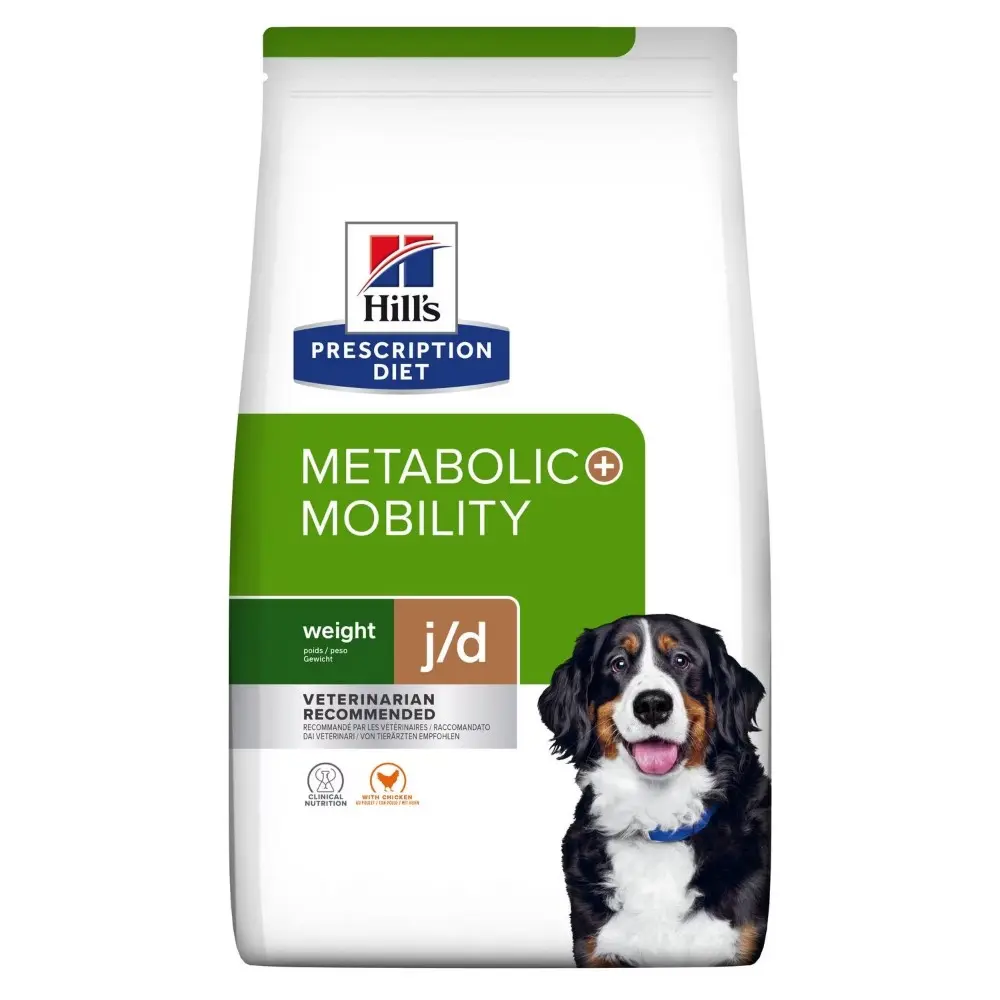 Hill's Prescription Diet Metabolic + Mobility (Weight + j/d) Dry Dog Food 8.5lbs