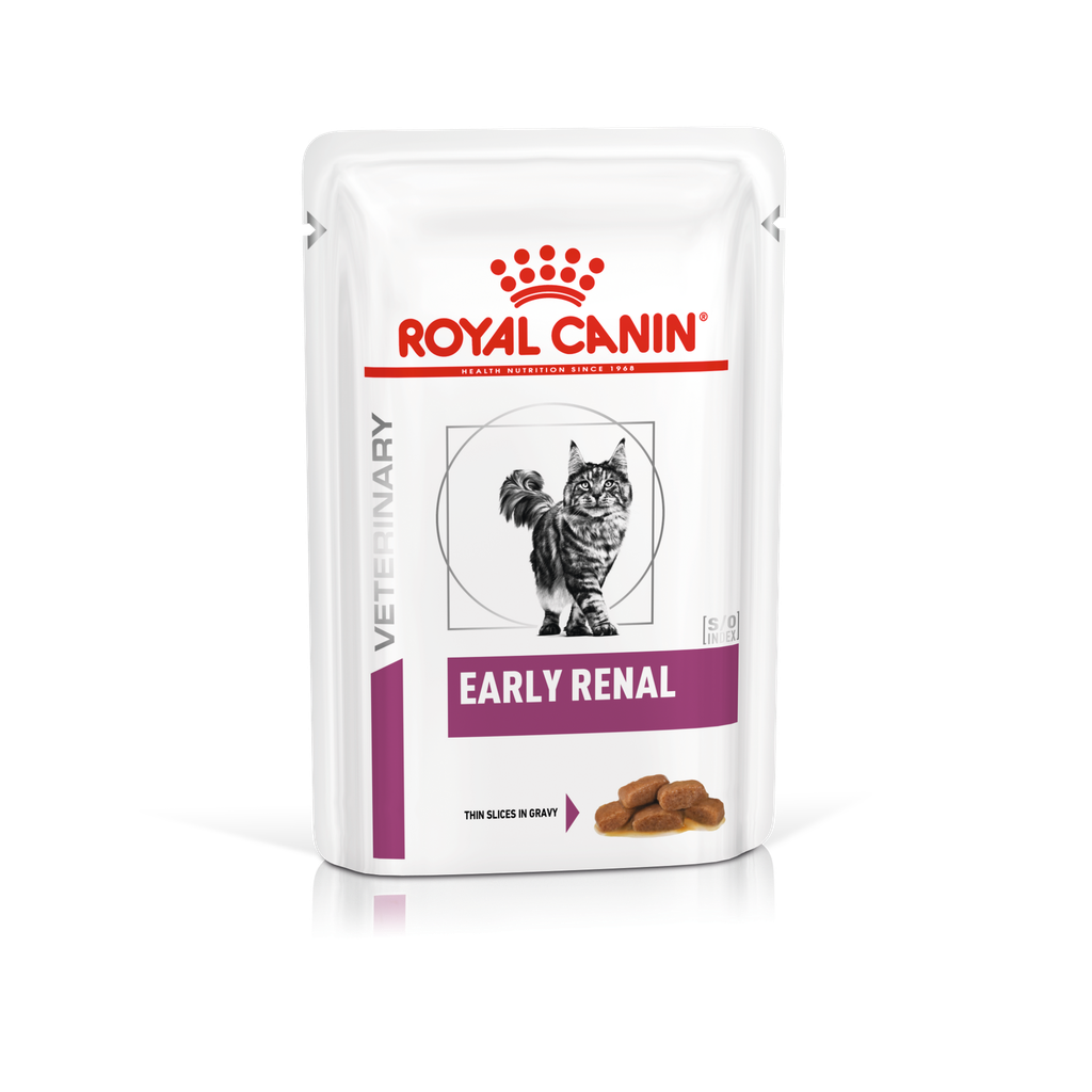 Royal Canin Prescription Diet EARLY RENAL Pouch (in Gravy) Cat Food 85g*12