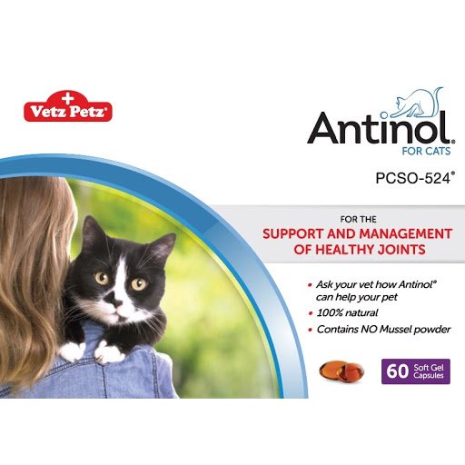 Vetz Petz Antinol for Cat 貓用青口油精華 (關節) 60粒 