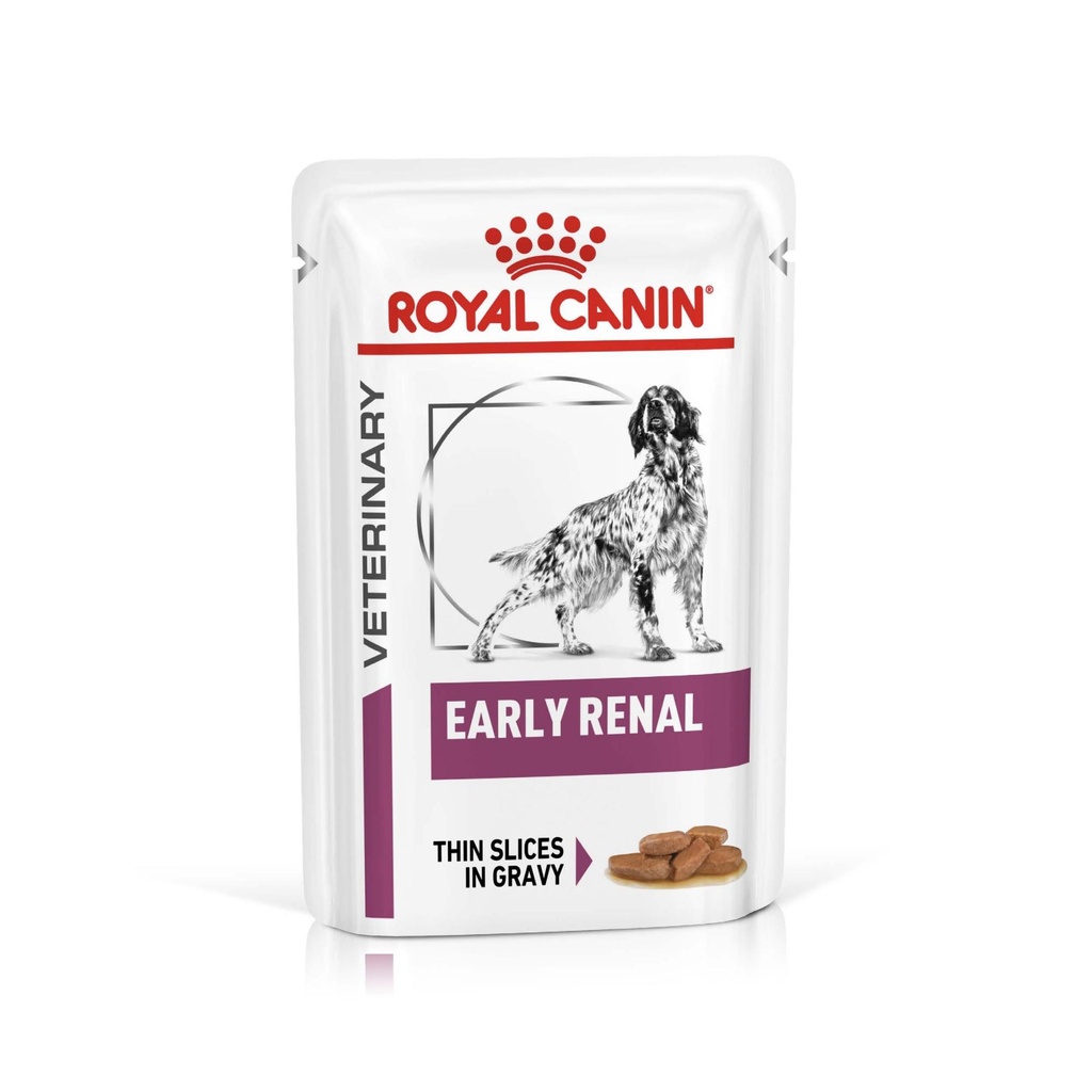 Royal Canin Prescription Diet EARLY RENAL (In Gravy) Dog Pouch Dog Food 100g x 12