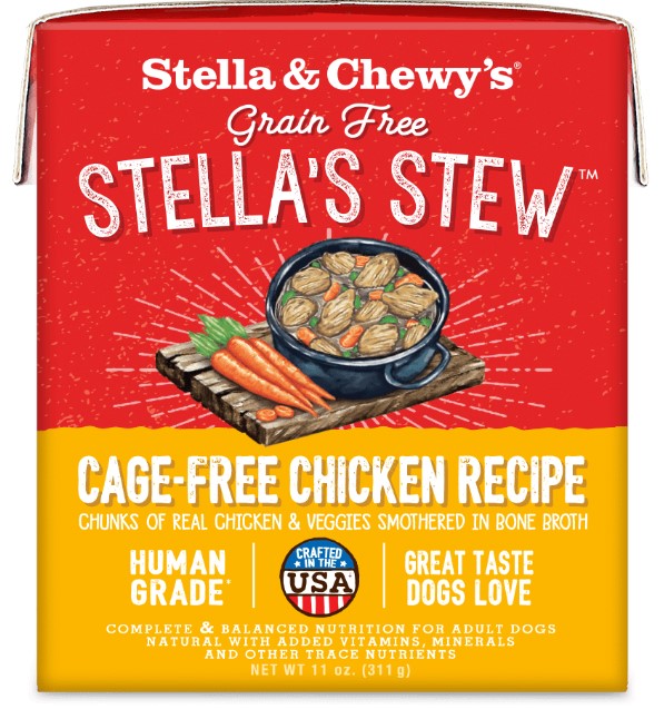 Stella & Chewy's Grain-Free Stew Gage-Free Chicken Recipe for Dogs 11oz