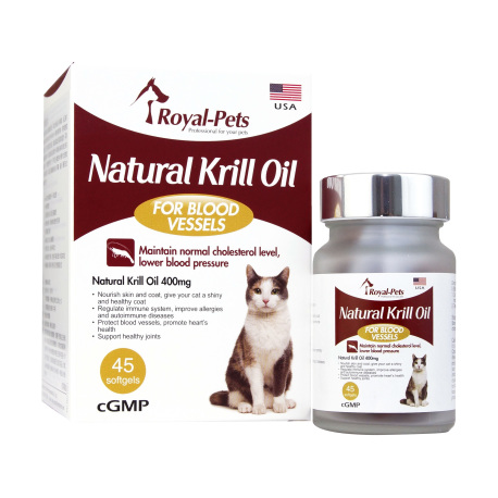 Royal-Pets 天然磷蝦油丸 (貓) - 45 粒