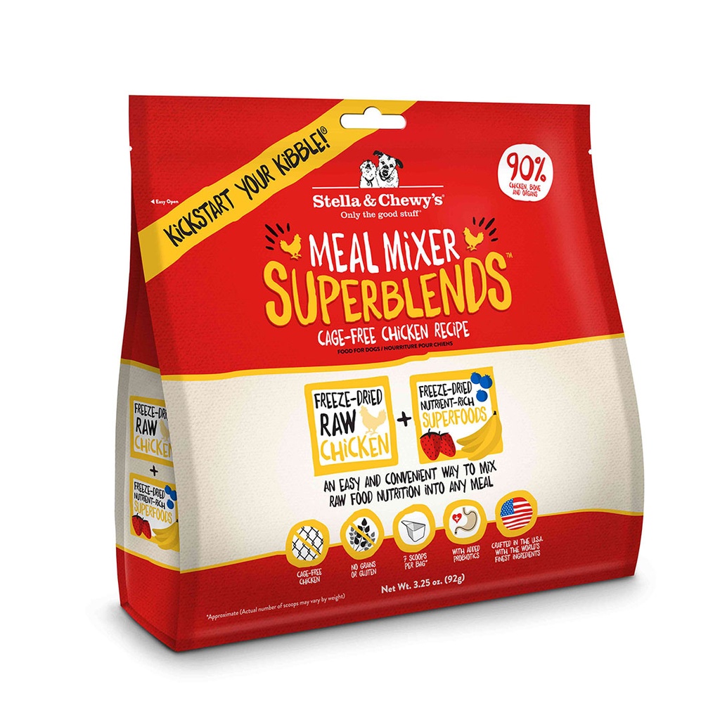 Stella & Chewy's SUPERBLENDS MEAL MIXERS CAGE-FREE CHICKEN 16oz