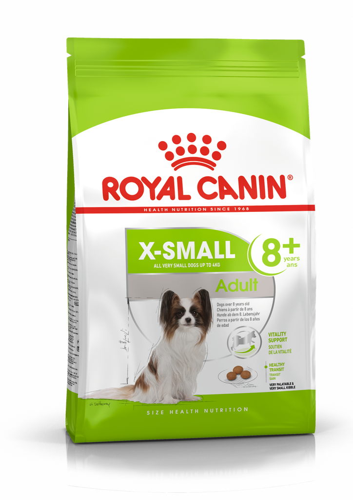 Royal Canin Dog X-Small Adult 8+ (weight up to 4 kg) Dry Dog Food 3kg