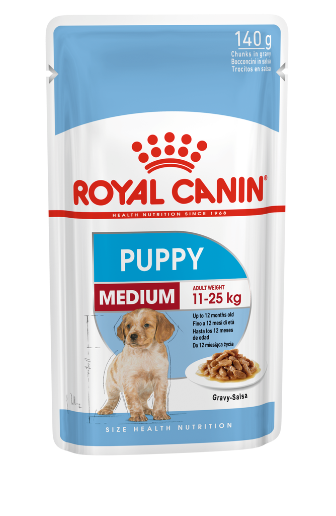 Royal Canin Puppy Medium (Gravy) 140g*10