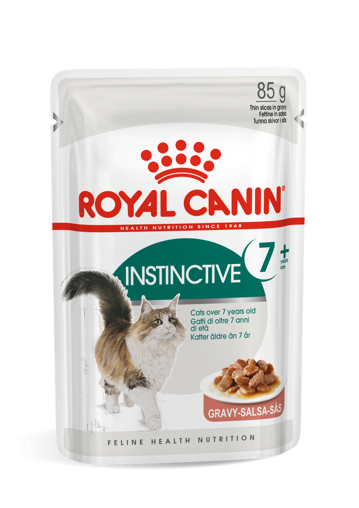 Royal Canin Cat Instinctive 7+ (Gravy)理想體態營養主食湯包-7歲以上 85g*12包