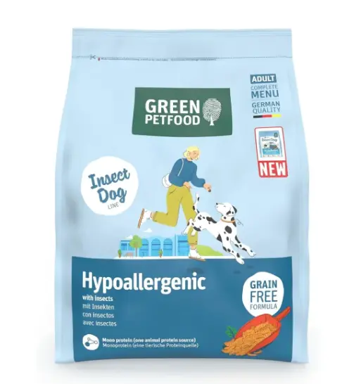 Green Pet Food-Insect Dog Hypoallergenic with Insects Dry Dog Food 900g