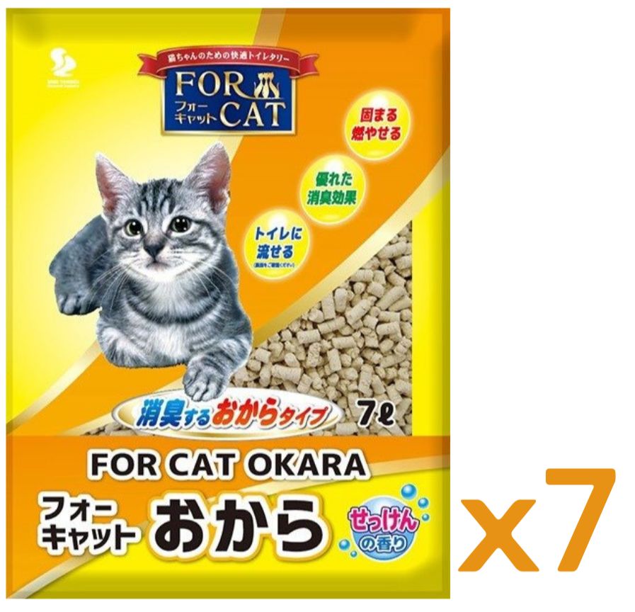 (原箱優惠) 日本Zeolite Japan環保原味豆腐砂 6L x 7包