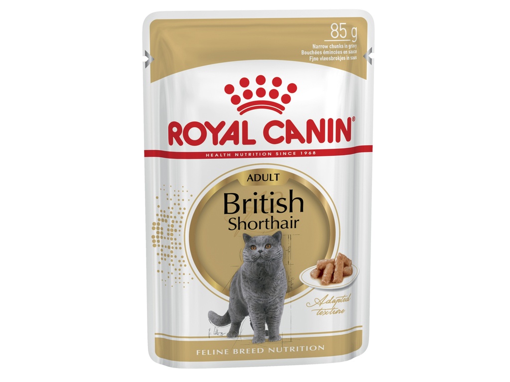 Royal Canin Cat British Shorthair Adult (Gravy)  85gx12 pack