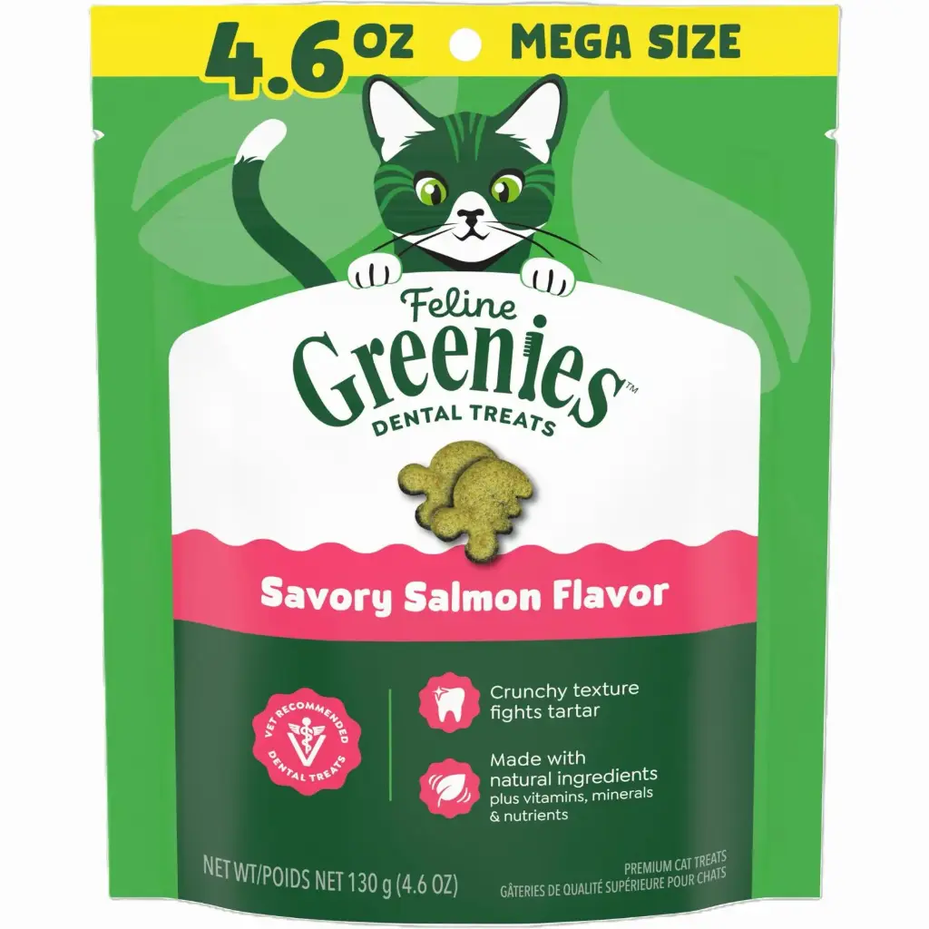 Greenies 貓貓潔齒餅 (三文魚味) 130g 