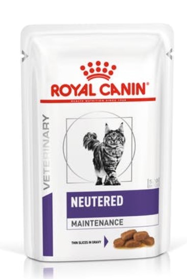 Royal Canin VHN Cat 絕育貓體重維持健康管理袋裝濕糧（肉汁）85g*12