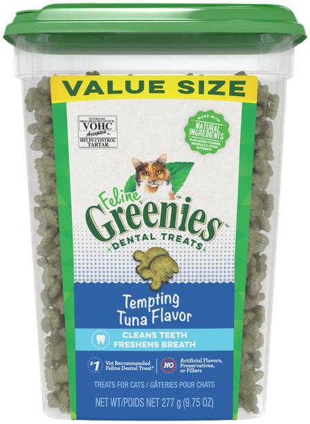 Greenies Cat Dental Treats (Tempting Tuna Flavor) 277g
