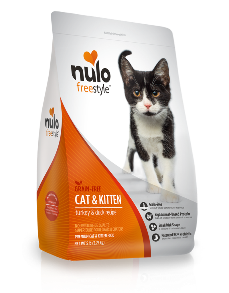 Nulo FreeStyle High-protein Turkey & Duck for Kitten & Adult Dry Cat Food 5lbs