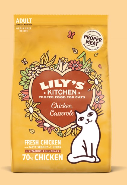 Lily's Kitchen  滋味雞肉餐 無穀物 乾貓糧 2kg