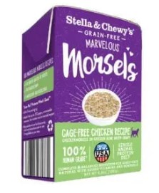 STELLA & CHEWY'S MARVELOUS MORSELS CAGE-FREE CHICKEN RECIPE CAT FOOD 5.5oz