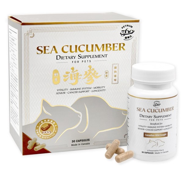 Petrum360 Dietary Supplement - Sea Cucumber 30 Capulse (For Cats & Dogs)