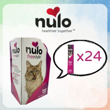 Nulo - Nulo 無穀物 美味唧唧棒 (牛肉、沙丁魚) 貓貓小食 14g x 24 
