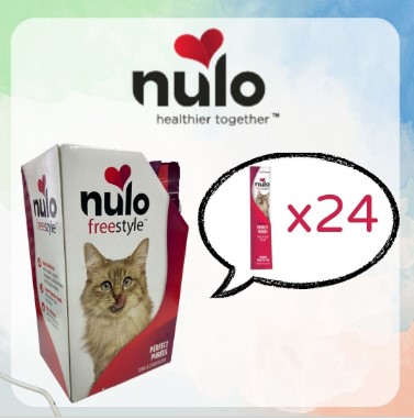 Nulo - Nulo FreeStyle Grain-Free Perfect Purée (Tuna & Crab Recipe) for Cats 14gx24