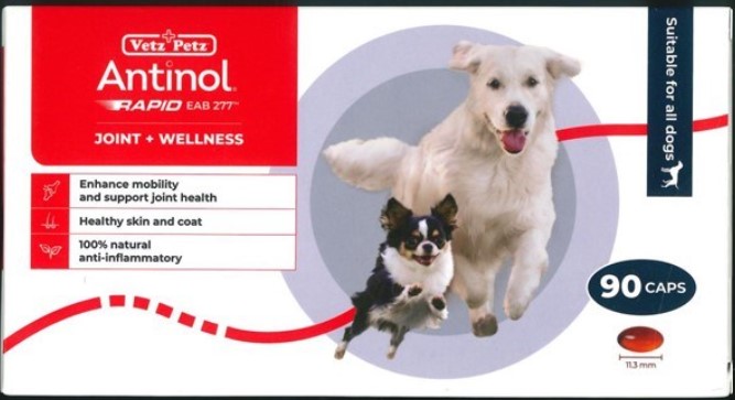 Antinol Rapid for Dogs 90Caps