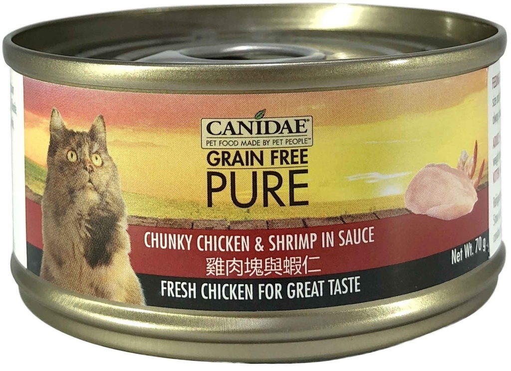 CANIDAE® PURE - Chunky Chucken & Shrimp in Sauce(70g)