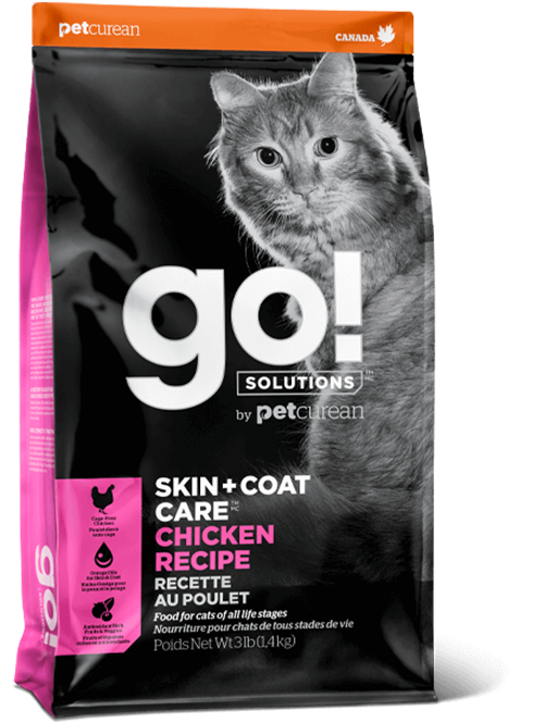 GO! SOLUTIONS™ SKIN + COAT CARE Chicken Recipe Cat Food 8lb