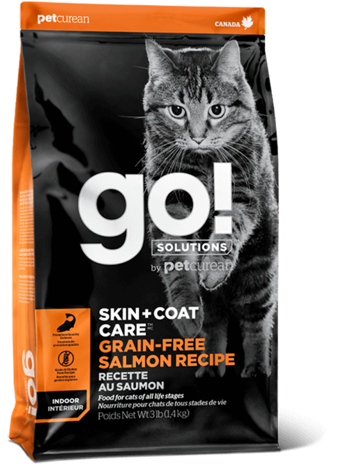 GO! SOLUTIONS™ 護膚美毛系列 無穀物三文魚 貓糧 8lb